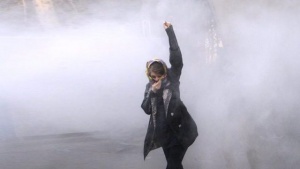 پرونده:صحنه‌ای از تظاهرات و اعتراضات دی‌ماه ۱۳۹۶.jpg