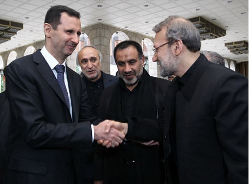 پرونده:دیدار علی لاریجانی با بشار اسد.JPG