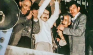 مسعود رجوی قبل از آزادی از زندان قصر