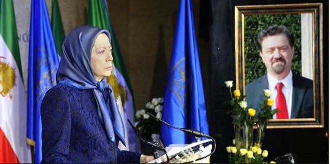 پرونده:پیام تسلیت خانم رجوی، رئیس جمهور برگزیده شورای ملی مقاومت ایران.PNG