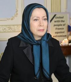 پیام تسلیت مریم رجوی