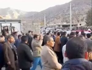 مراسم خاکسپاری قاسم رحیمی