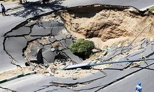 بحران گسترش فرونشست زمین