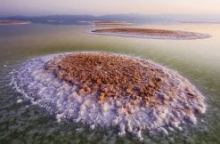 عکسی از دریاچه ارومیه در سال ۱۴۰۰