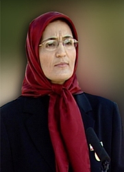 مژگان پارسایی مسئول اول پیشین سازمان مجاهدین خلق وجانشین فرمانده کل ارتش آزادیبخش