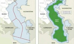انواع تقسیم مرز دریایی در خزر
