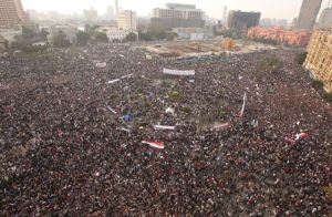 تجمع در میدان تحریر مصر