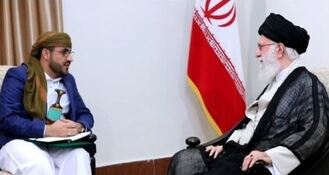 دیدار خامنه‌ای با محمد عبدالسلام سخنگوی حوثی‌ها