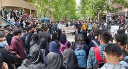 تظاهرات دانشجویان دانشگاه فردوسی مشهد، ۱۱ مهر