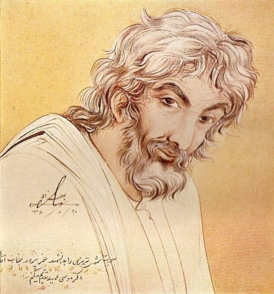 پرونده:نقاشی شمس از حسین بهزاد.JPG