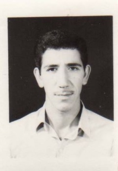 علی اکبر اکبری در جوانی