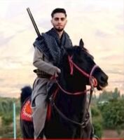 هومن عبداللهی سوار بر اسب