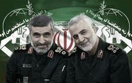 پاسدار حاجی‌زاده و پاسدار قاسم سلیمانی