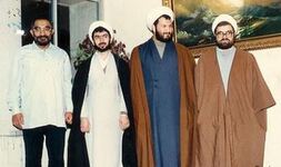 از سمت چپ: اسدالله لاجوردی، حسینعلی نیری، علی رازینی و علی مبشری