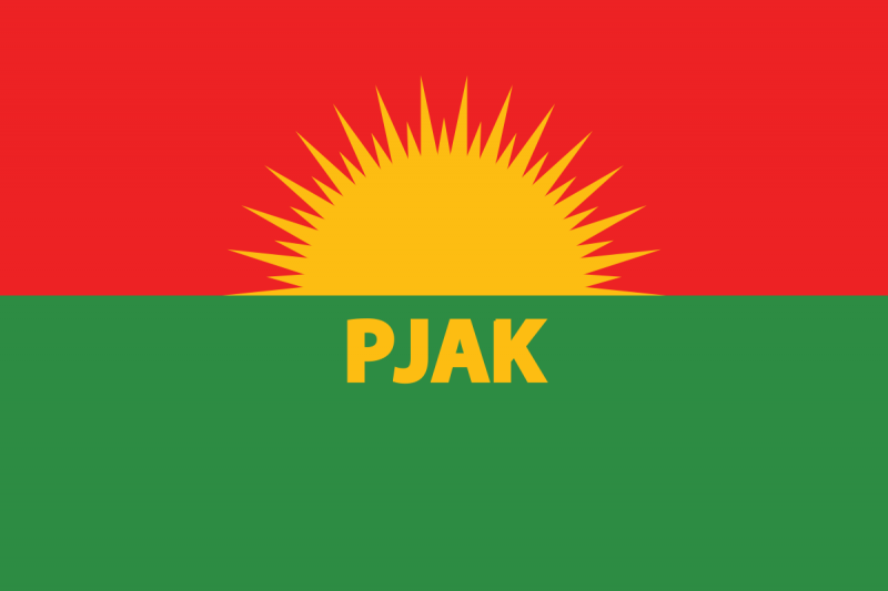 پرونده:Flag of Partiya Jiyana Azad a Kurdistanê.svg.png
