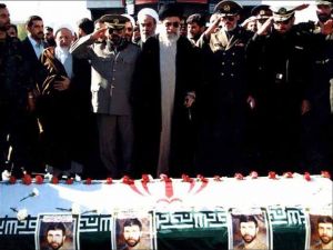تشییع صیاد شیرازی با حضور خامنه‌ای