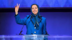 مریم رجوی در تظاهرات برلین