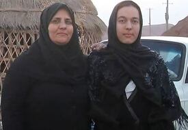 مریم آروین و مادرش (طیبه نظری)