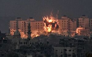 انفجار بیمارستان المعمدانی غزه