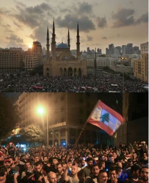 تظاهرات در بیروت - لبنان