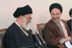 محمد خاتمی و علی خامنه ای